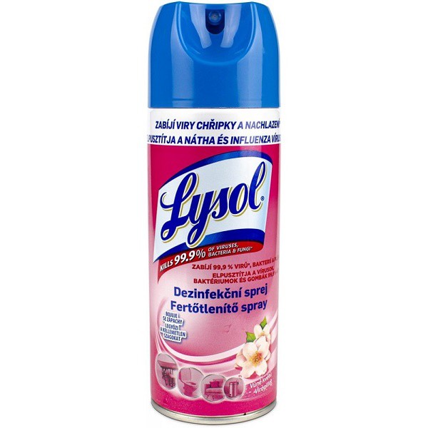 Lysol desin. sprej s vůní květů 400ml | Čistící, dezinf.prostř., dezodoranty - Dezi. přípravky
